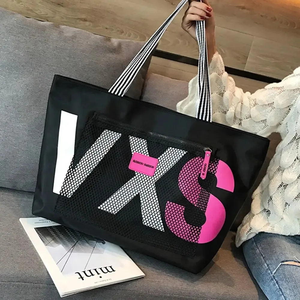 Canvas Tote Bag Large Capacity Single Shoulder Going Out - Smarsty