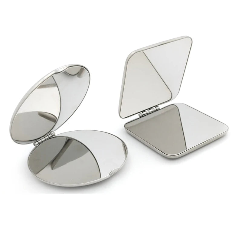 Portable Stainless Steel Makeup Mirror for Women - Smarsty