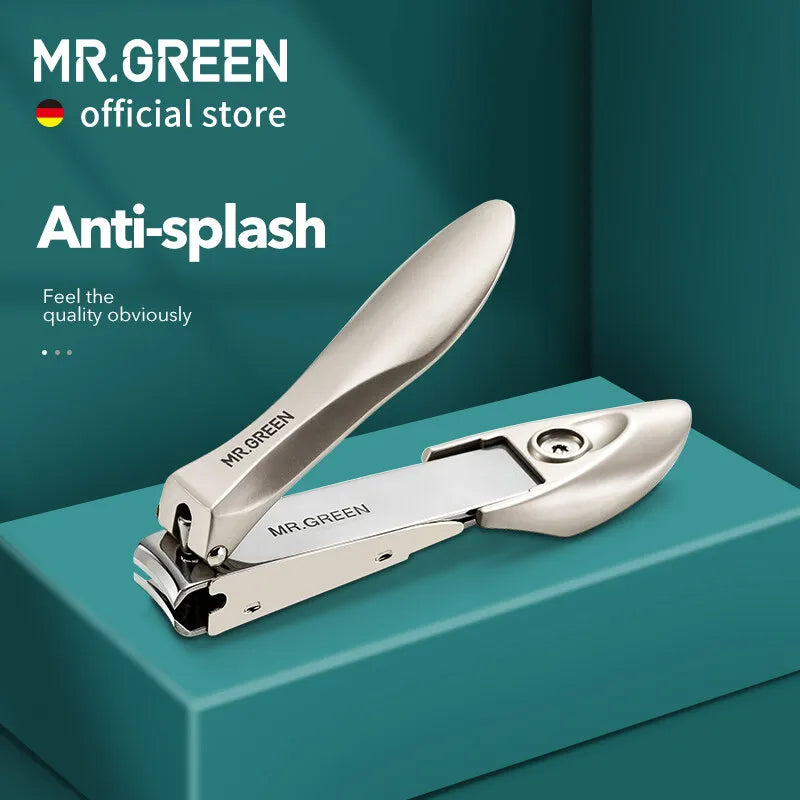 MR GREEN Anti Splash Stainless Steel Nail Clippers - Smarsty