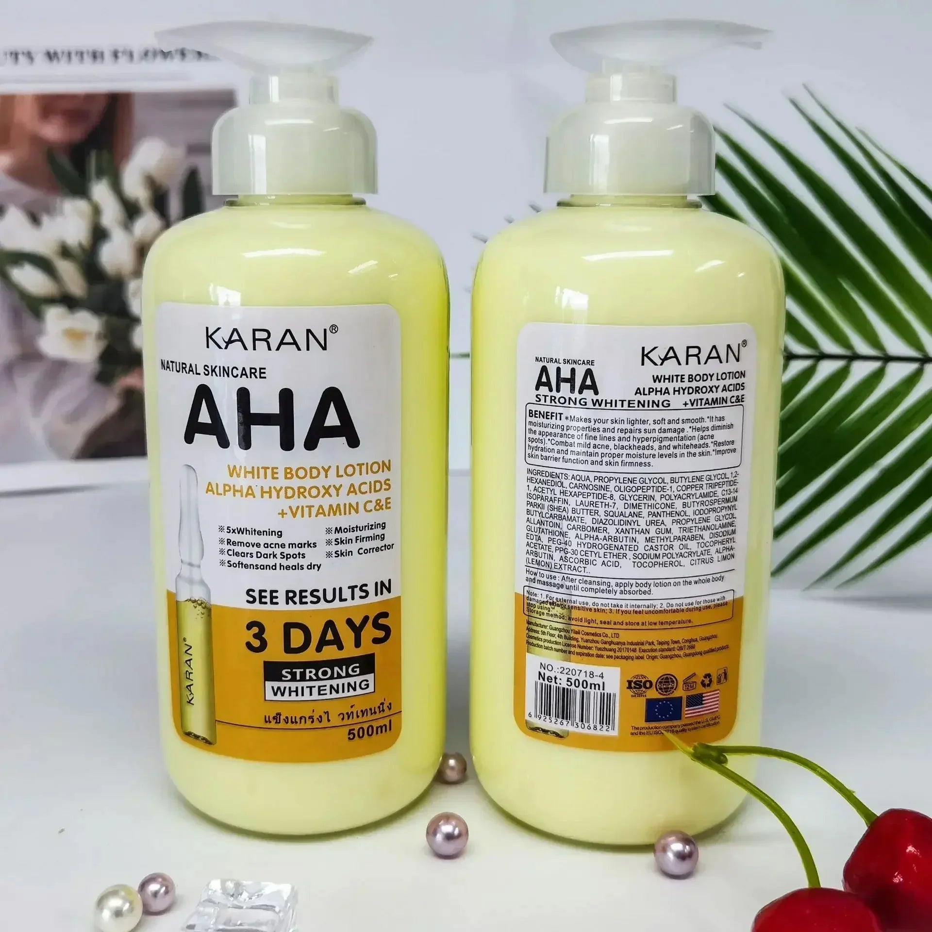 Whitening Body Cream with Hydroxy Acids and Vitamin C - Smarsty