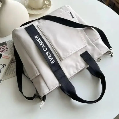Casual Large Capacity Tote Bag Nylon Waterproof Everyday - Smarsty