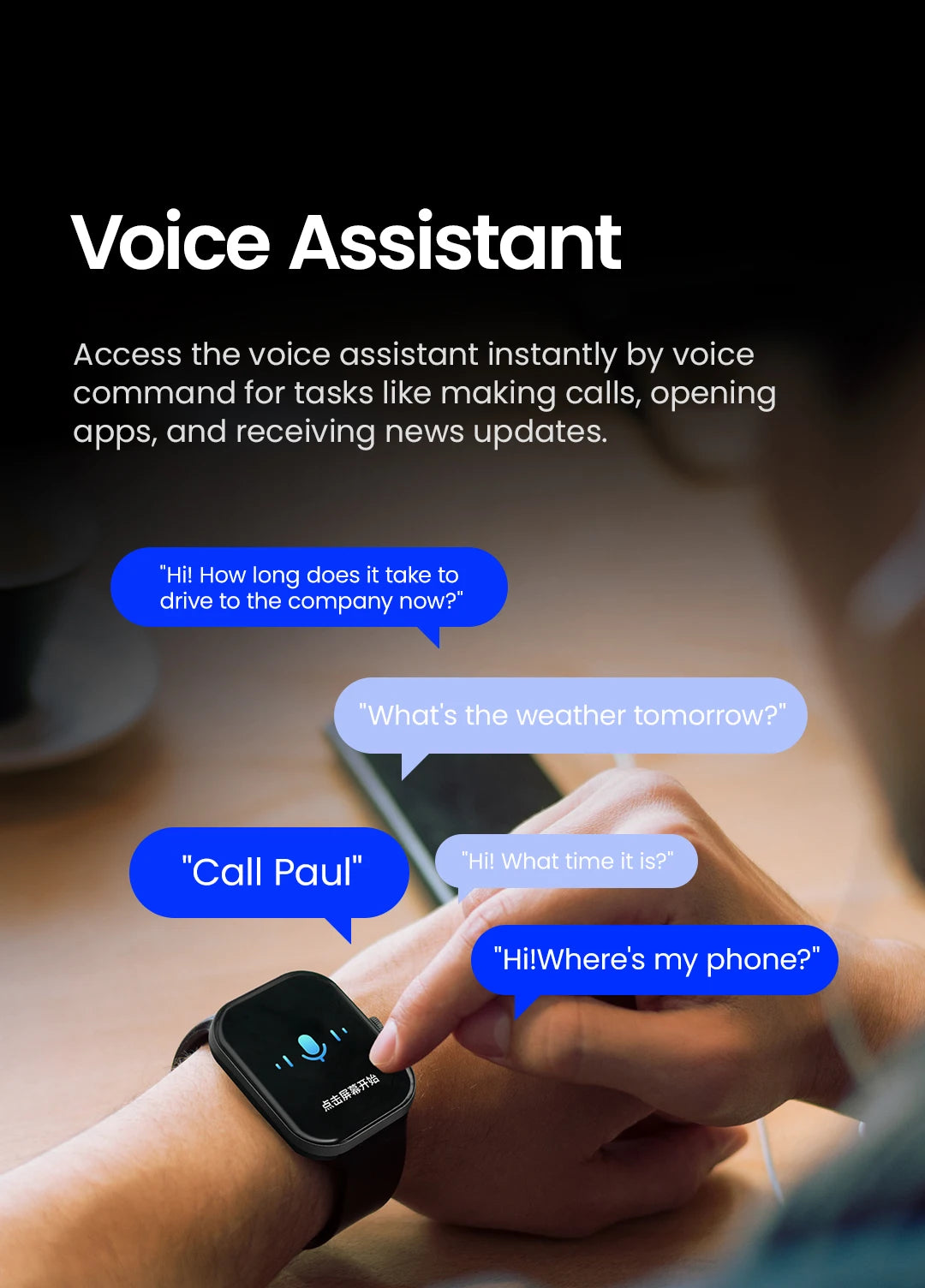 Haylou S6 Voice Calling Smart Watch for Health Monitoring - Smarsty