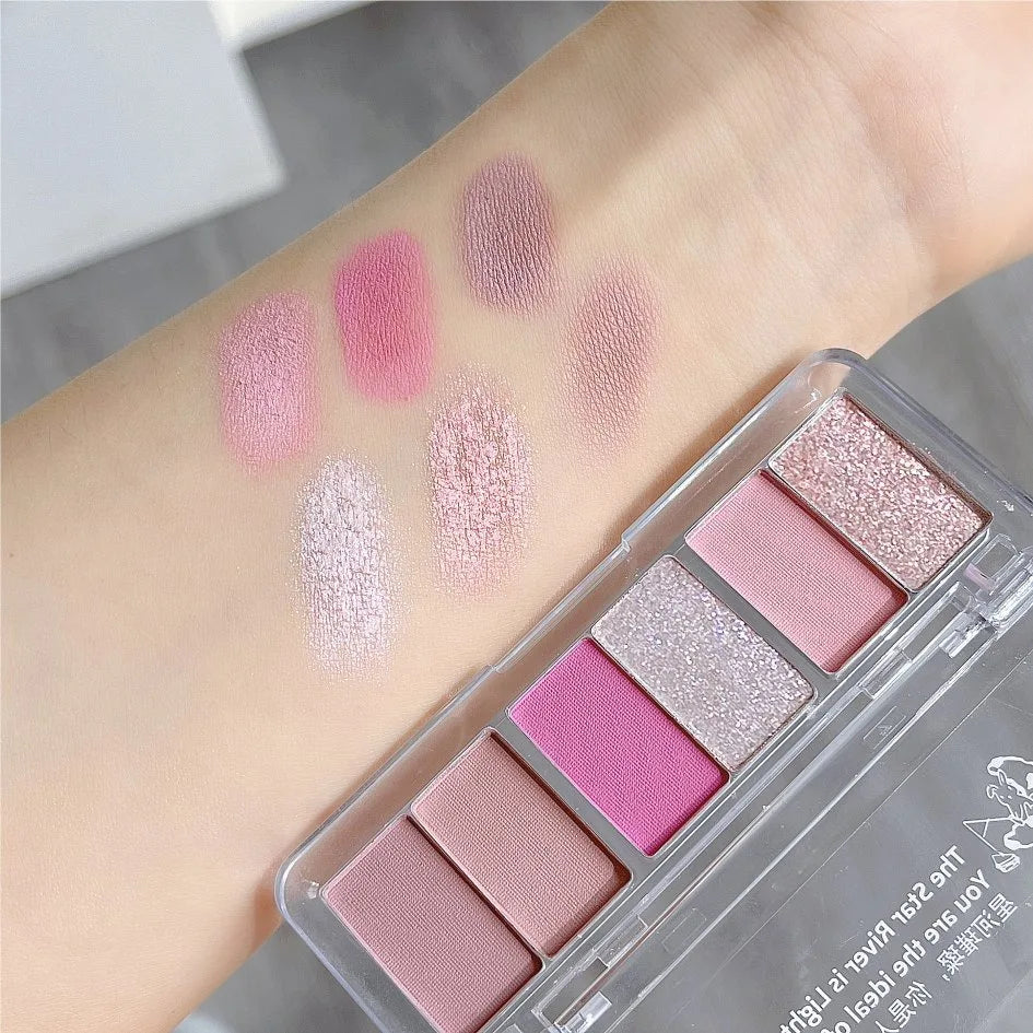 Glitter Eyeshadow Palette Brightening Waterproof Matte Finish - Smarsty