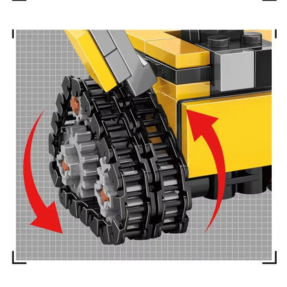 New mini Wall-E Building Block Kit MOC Idea Technical Classic Movie Model Building Block Assembly Children's Toy Gift