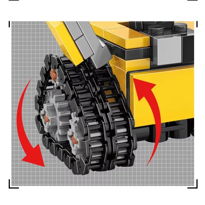 New mini Wall-E Building Block Kit MOC Idea Technical Classic Movie Model Building Block Assembly Children's Toy Gift