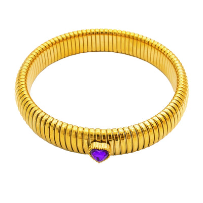 Waterproof Vintage Gold Plated Stainless Steel Bracelet - Smarsty