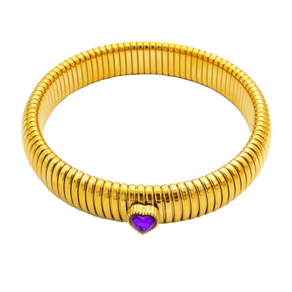 Waterproof Vintage Gold Plated Stainless Steel Bracelet - Smarsty