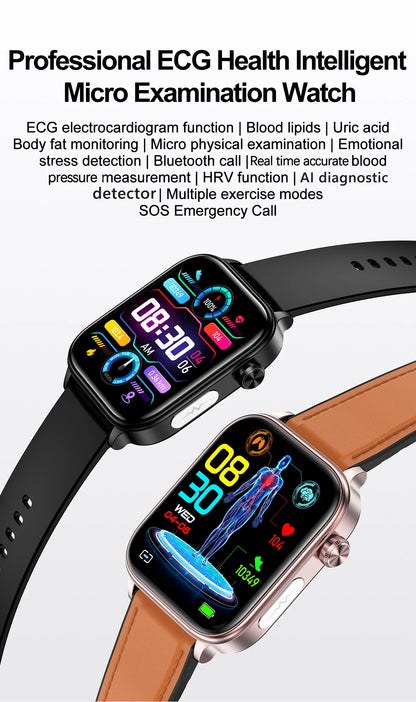 2025 Smart Watch with ECG PPG Health Monitoring - Smarsty
