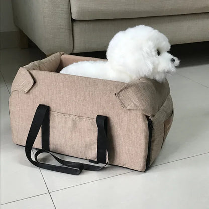 Portable Dog Car Seat Bed for Safe Travel - Smarsty