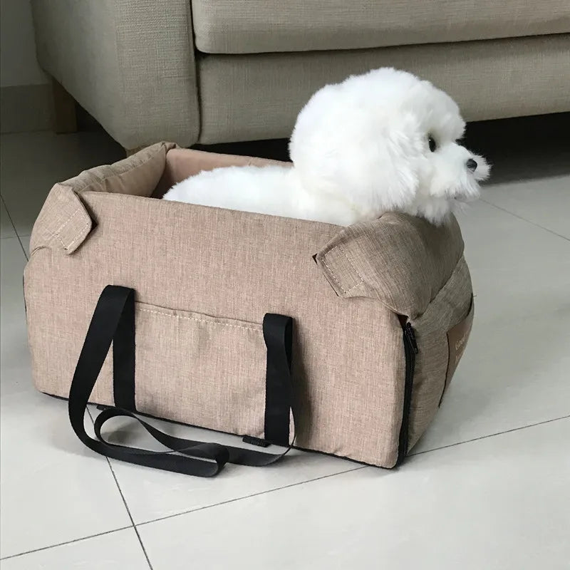 Portable Dog Car Seat Bed for Safe Travel - Smarsty