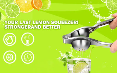 Stainless Steel Lemon Squeezer Manual Lemon Clip Processor Household Orange Citrus Juicers Fruit Pressing Kitchen Accessories by Smarsty