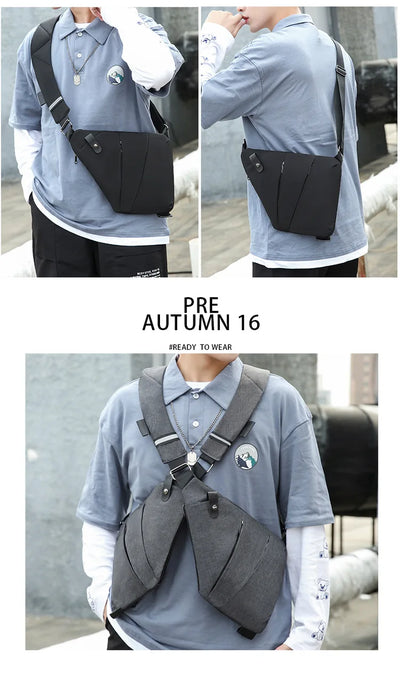 Anti Theft Travel Crossbody Bag With Hidden Wallet Secure - Smarsty