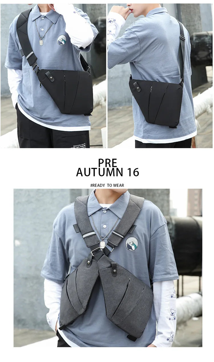 Anti Theft Travel Crossbody Bag With Hidden Wallet Secure - Smarsty