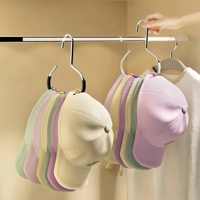 1/2/5pcsVersatile Manganese Steel Round Hook - Perfect for Hats, Ties, Scarves & Bags, Strong Load-Bearing, Non-Deformable - Smarsty