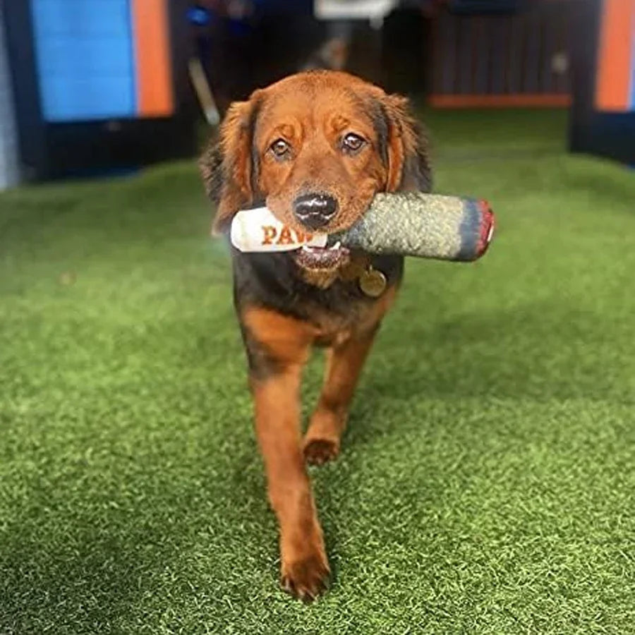 Funny Interactive Cigar Plush Squeaky Dog Toy - Smarsty