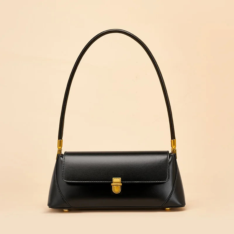 Lux Baguette Bag For Women Genuine Leather Shoulder - Smarsty