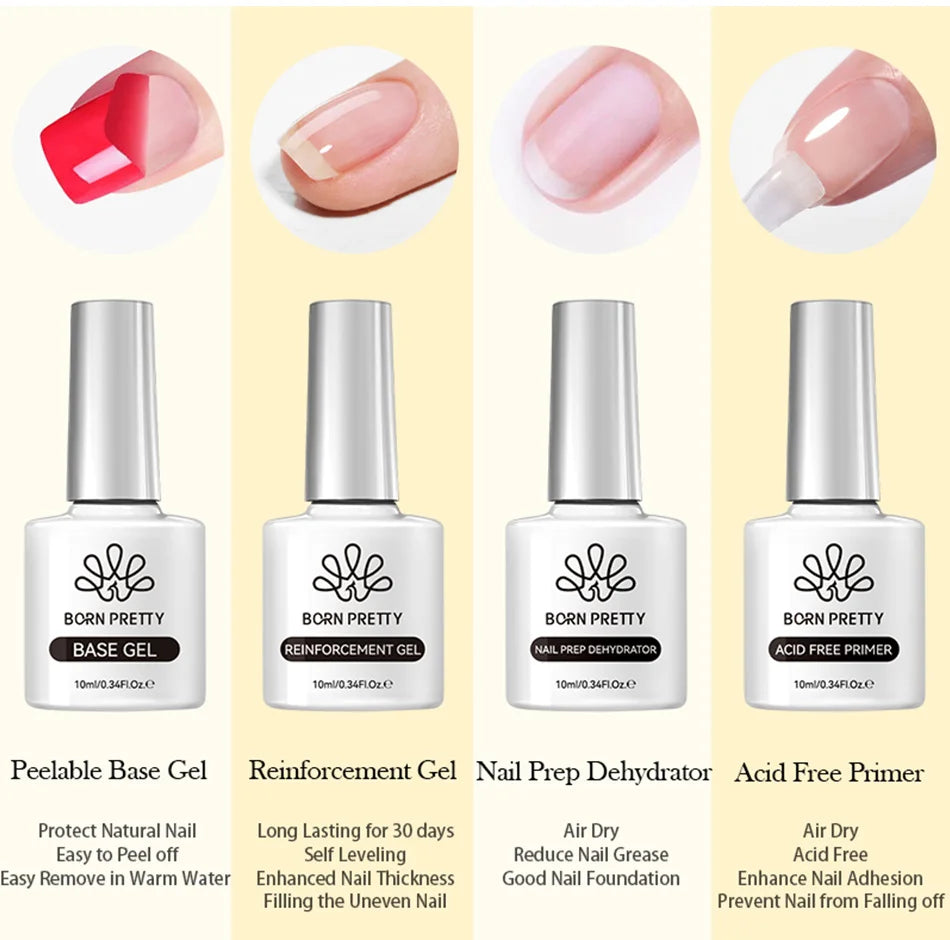 Born Pretty Super Top Coat and Base Gel Polish - Smarsty