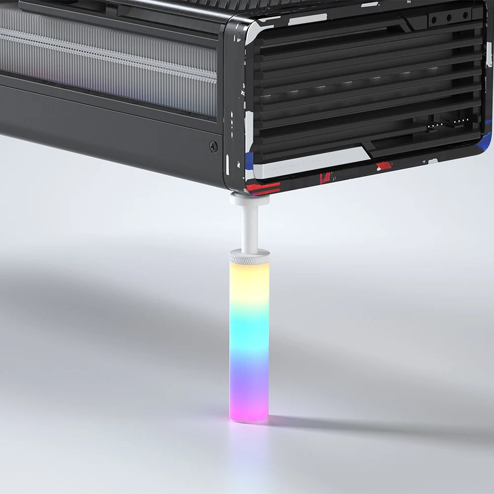 5V 3Pin ARGB Graphics Card Brace GPU Support Bracket Adjustable Telescopic Rotary Screw Aluminum Alloy for Vertical GPU Holder