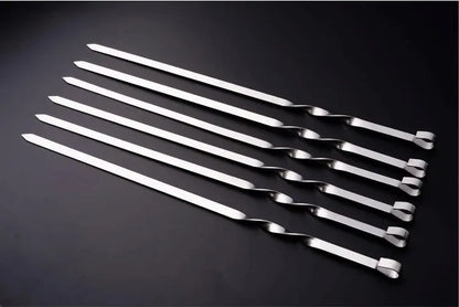 Stainless Steel BBQ Skewers Set for Easy Grilling - Smarsty