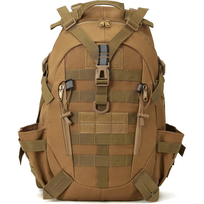 40L Tactical Backpack for Men Camping Hiking Backpacks Reflective Outdoor Travel Bags Survival Molle Climbing Rucksack Bag - Smarsty