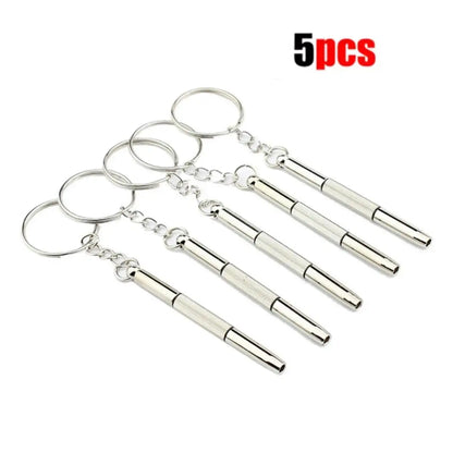 1/2/10pcs Mini 3 in1 Screwdriver Eyeglass Optical Eye Glasses Portable Spectacles Watch Repair Kit Practical Household Hand Tool