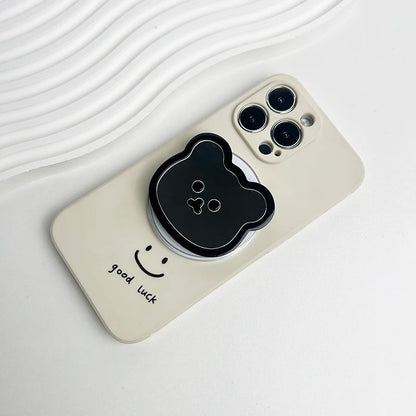 Bear Mirror Magnetic MagSafe Phone Grip With Expanding Stand - Smarsty