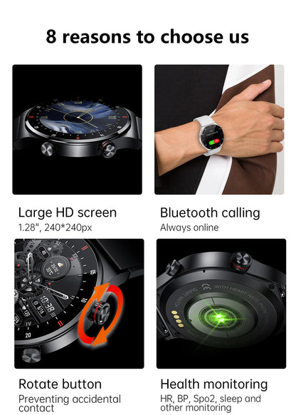 LIGE Bluetooth Smart Watch with ECG PPG Tracking - Smarsty