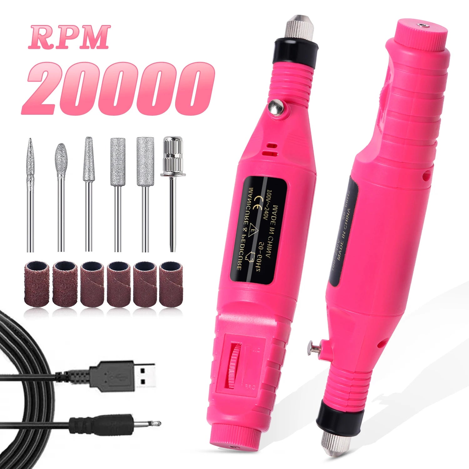 Electric Nail Sander Set for Professional Manicure - Smarsty