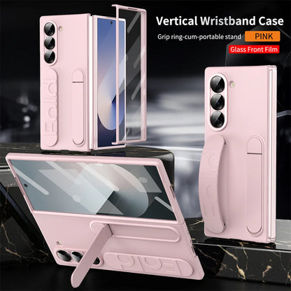 Premium Galaxy Z Fold Hand Strap Case With Folding Stand - Smarsty