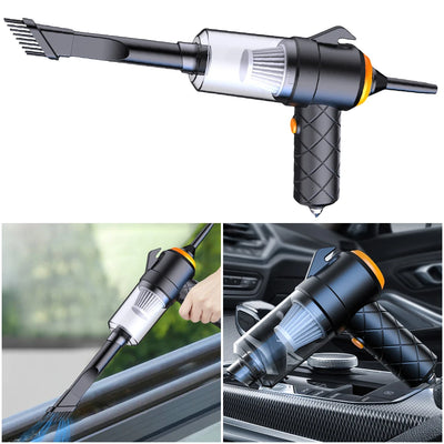 6 In 1 Blowing & Suction Vacuum Cleaner 3500PA Strong Suction Mini Handheld Cleaner Multifunctional for Car Home Office Cleaning - Smarsty