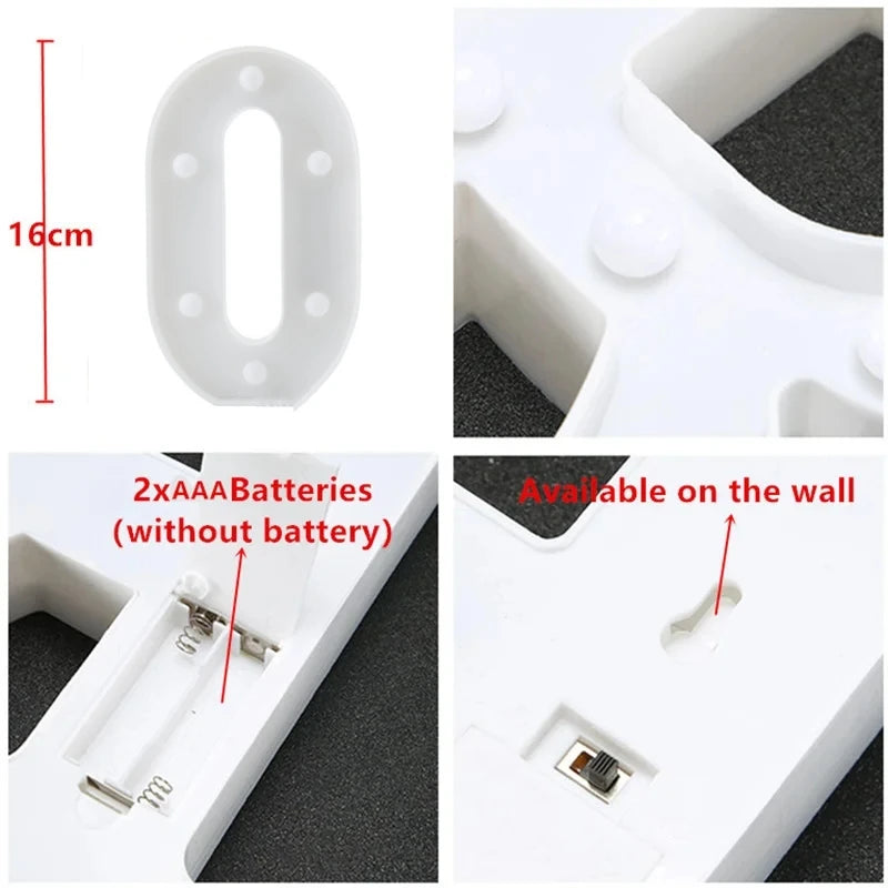 Luminous Alphabet LED Letter Night Light Decor - Smarsty