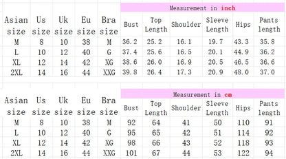 2PCS/Set Women Fashion Long-Sleeved Pajamas Fall and Winter Cartoon Love Bear Cute Soft Loose Casual Sleepwear Outside Homewear - Smarsty