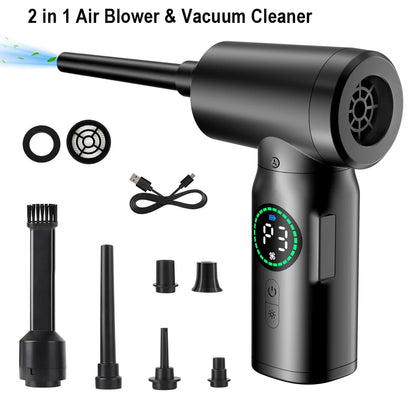 Cordless Air Duster Vacuum Cleaner Portable 7500mAh