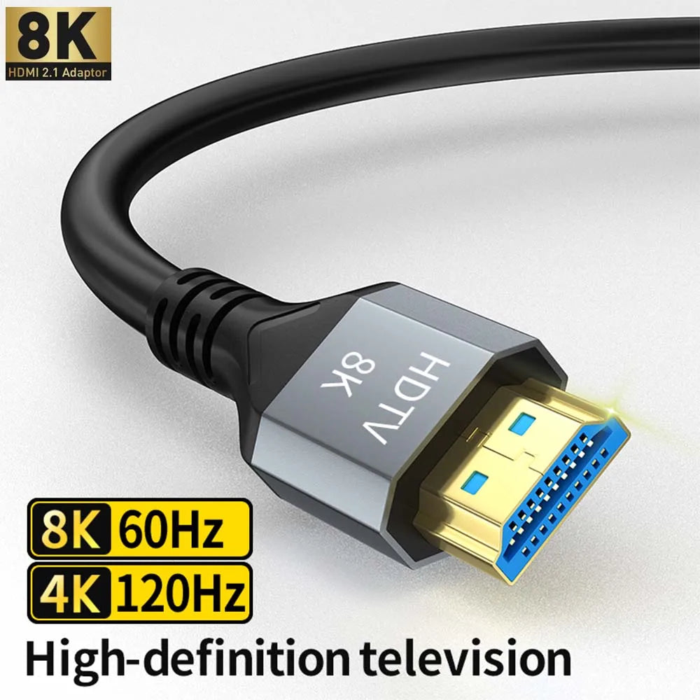 High-Speed HDMI Cable 8K 60Hz for Gaming and Streaming - Smarsty