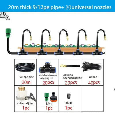 Universal Automatic Irrigation Sprinkler Kit for Efficient Watering - Smarsty