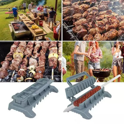 Manual Kebab Maker Tool for Easy BBQ Skewers - Smarsty