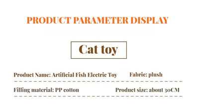 Electric Cat Toy Dancing Fish Interactive Plaything - Smarsty
