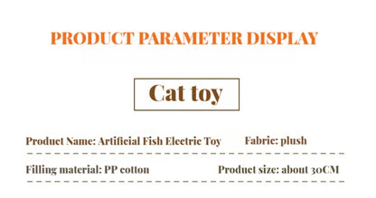 Electric Cat Toy Dancing Fish Interactive Plaything - Smarsty