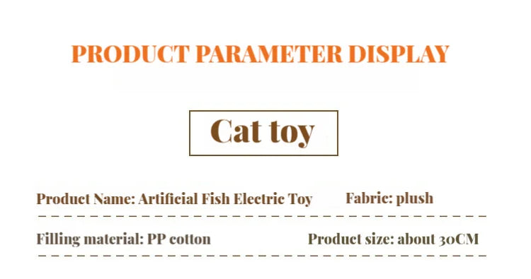 Electric Cat Toy Dancing Fish Interactive Plaything - Smarsty
