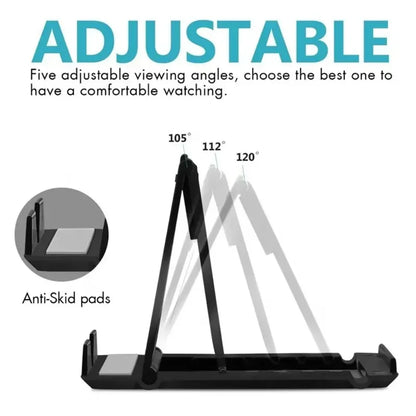 Adjustable Folding Desktop Phone Holder Stand For Tablet - Smarsty