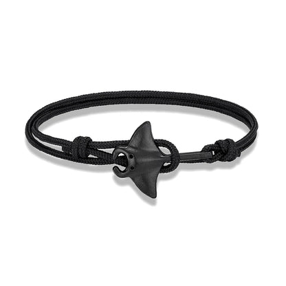 Adjustable Ocean Animals Manta Ray Paracord Bracelet - Smarsty