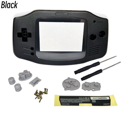 GBA Console Replacement Shell Case With Screen Lens - Smarsty