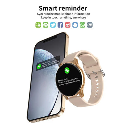 Women Bluetooth Smart Watch with Heart Rate Monitoring - Smarsty