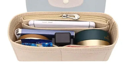 Bag Organizer for Small Tote Bag Timid Bag Storage & Finishing Inner Bag Liner Handbags Insert Organizer fit Mini Size