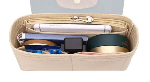 Bag Organizer for Small Tote Bag Timid Bag Storage & Finishing Inner Bag Liner Handbags Insert Organizer fit Mini Size