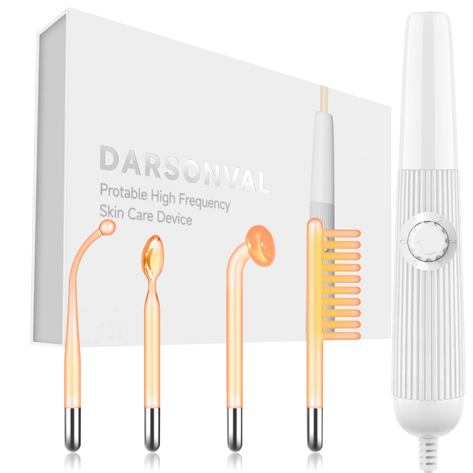 Darsonval High Frequency Wand for Acne and Wrinkle Treatment - Smarsty