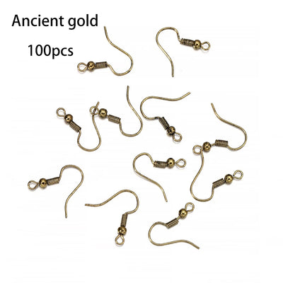 300Pc Hypoallergenic Earring Hooks Mix Color DIY Kit - Smarsty