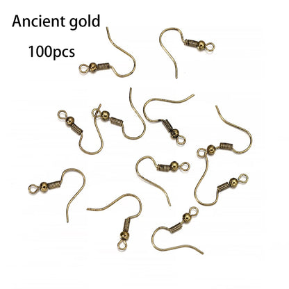 300Pc Hypoallergenic Earring Hooks Mix Color DIY Kit - Smarsty
