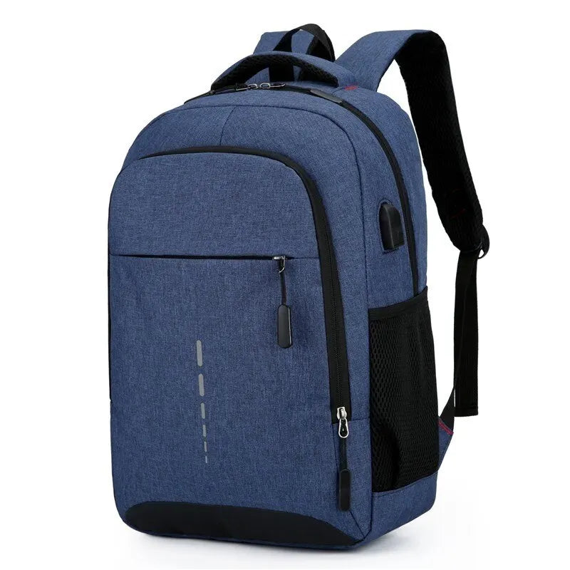 Mens BackPack LargeCapacity Simple Fashion Travel Female Student ComputerBag - Smarsty