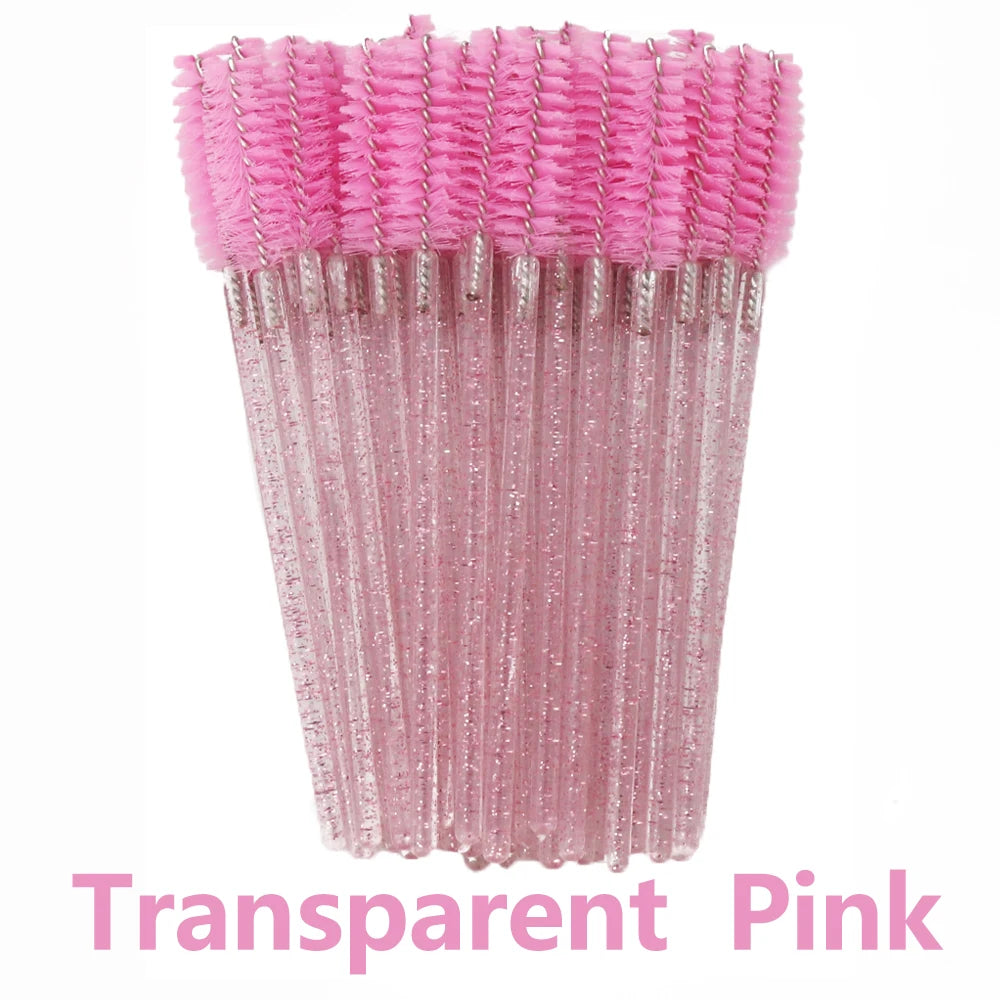 50Pcs Disposable Eyelash Brushes for Makeup Application - Smarsty